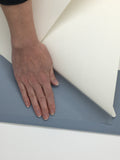 16" x 34" Textured Non-Slip Adhesive Bathmat - CLEAR / FROSTED - Single Mat - Limited Stock