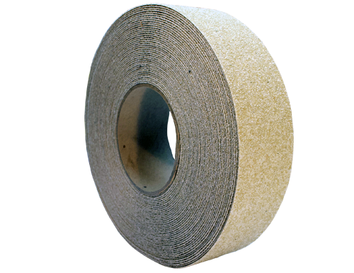 2" X 60' Case of 6 Rolls BEIGE Abrasive Tape - 14 Day Processing