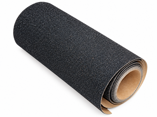 18" X 60' Roll BLACK Abrasive 80 Grit Non-Slip Tape