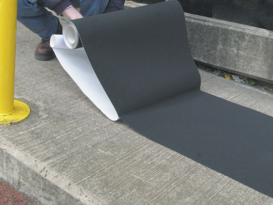 48" X 60' Roll BLACK Abrasive 80 Grit Non-Slip Tape - 5 Day Processing