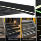 6" X 24" BLACK with GLOW Stripe 80 Grit Non-Slip Abrasive Tread - Case of 24