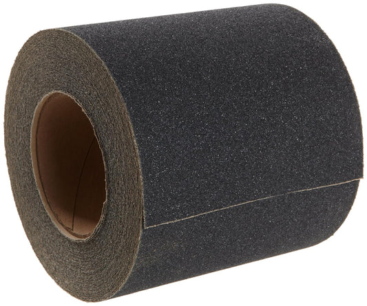 6" X 60' Roll BLACK Abrasive 80 Grit Tape