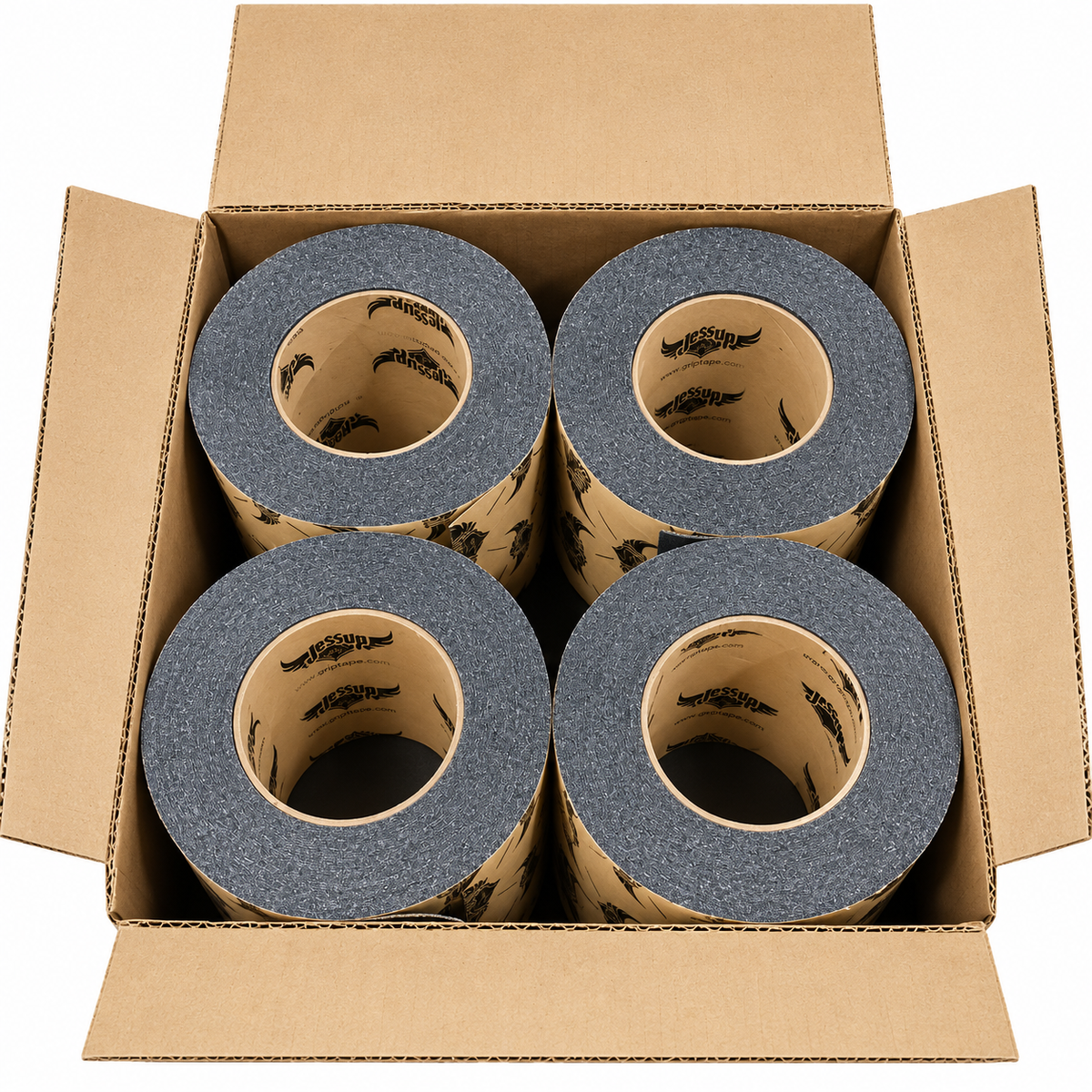 Pkg. of 4 Rolls - 9" X 60' Jessup The Original Skateboard Griptape 3100-9x60-SB