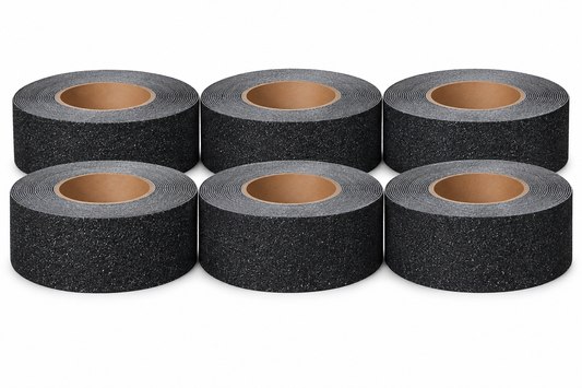 2" X 60' Roll BLACK Abrasive Coarse Tape - Case of 6