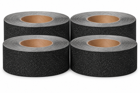 3" X 60' BLACK Abrasive Coarse Tape - Case of 4 Rolls - 5 Day Processing