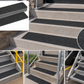 6" X 24" BLACK Heavy Duty (46 Grit) Abrasive STEP TREADS - Case of 50
