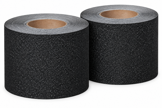 6" X 60' BLACK Jessup Safety Track 3200 Abrasive 46 Grit Tape - Case of 2 Rolls