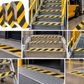 BLACK & YELLOW Abrasive 60 Grit Non-Slip Safety Track Hazard Tape