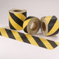 BLACK & YELLOW Abrasive 60 Grit Non-Slip Safety Track Hazard Tape