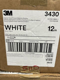 3M Engineer Grade Prismatic Reflective Sheeting 3430, White, 12 in Options