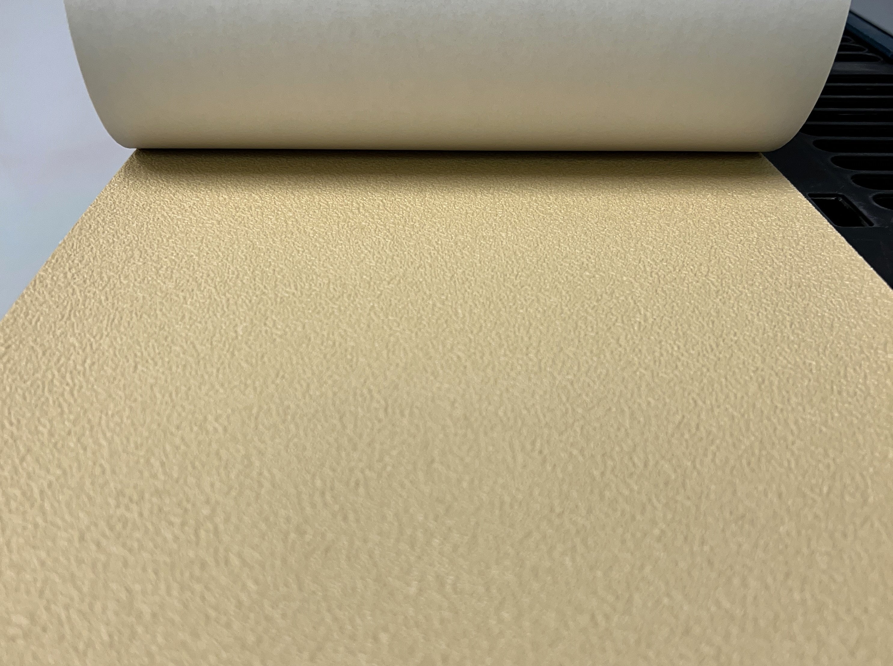 TAN Resilient Textured Rubberized (NO GRIT) Non-Slip Tape - 12" X 10' Foot Roll - Limited Stock