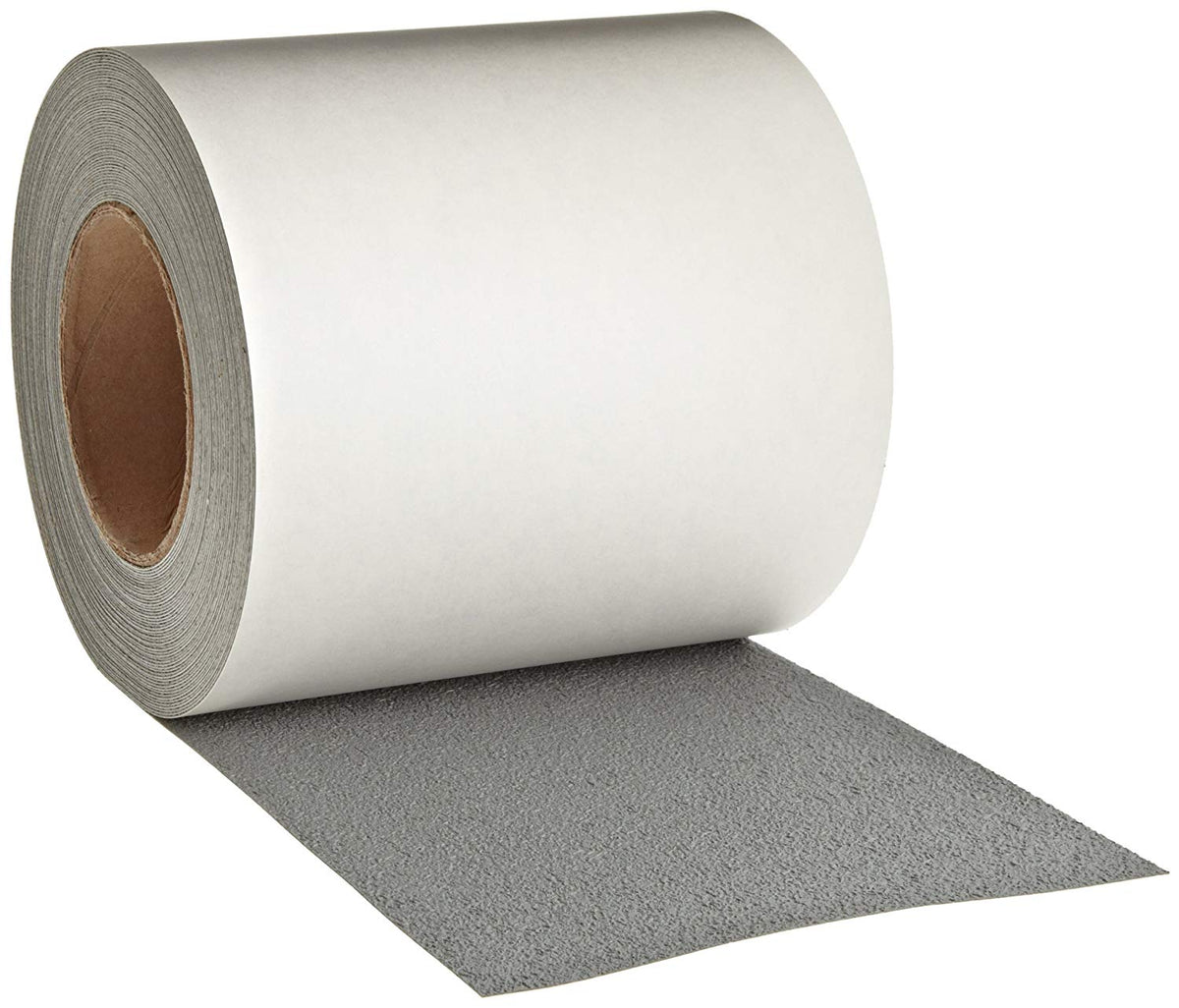 GRAY Resilient Rubberized Textured (NO GRIT) Vinyl Non-Slip Tape