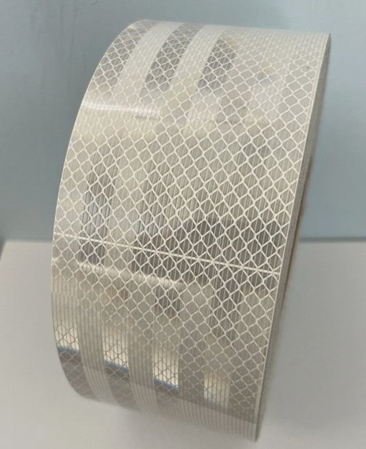 3M™ High Intensity Grade Prismatic Reflective Sheeting 3930, White, 3 in x 50-yard Roll