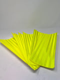 4" x 12" FLUORESCENT YELLOW GREEN 3M Reflective Tape Pkg. of 10 Strips