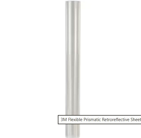 3M™ Flexible Prismatic Retroreflective Sheeting 3310i, White, 20 in x 50 yd - MOQ is 5 Rolls
