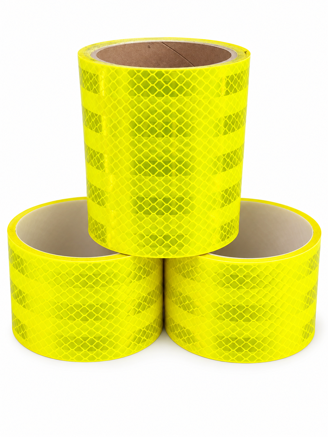 SPECIAL OFFER** 3M FLUORESCENT YELLOW GREEN Emergency Markings Reflective Tape - Lot of 3 Rolls