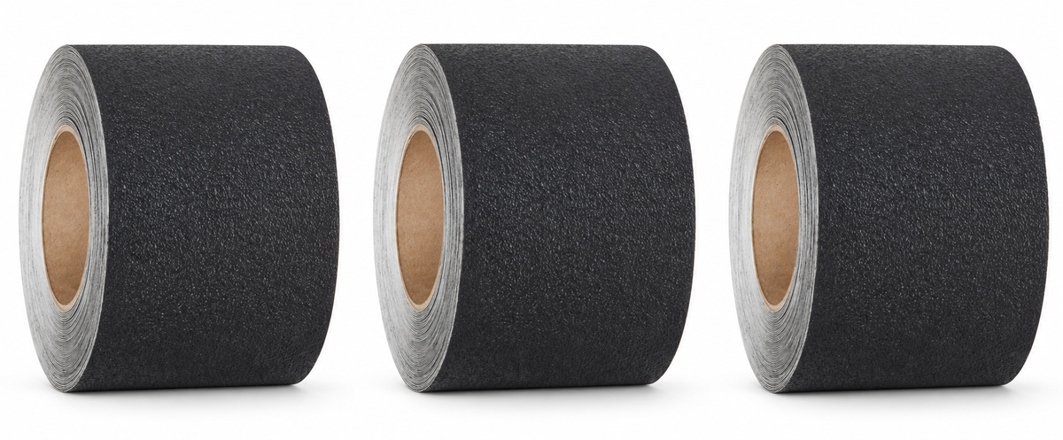 Jessup Safety Track 3510 black anti-slip tape, 4-inch-wide case of 3 rolls