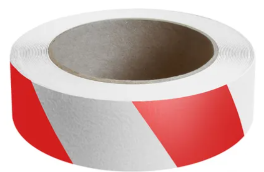 Flex Track® Industrial Anti-Slip Warehouse Marking Tape 4270 RED & WHITE STRIPE - Multiple Options