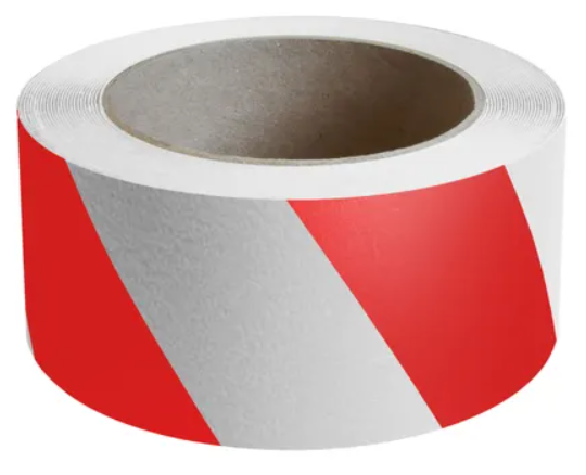 Flex Track® Industrial Anti-Slip Warehouse Marking Tape 4270 RED & WHITE STRIPE - Multiple Options