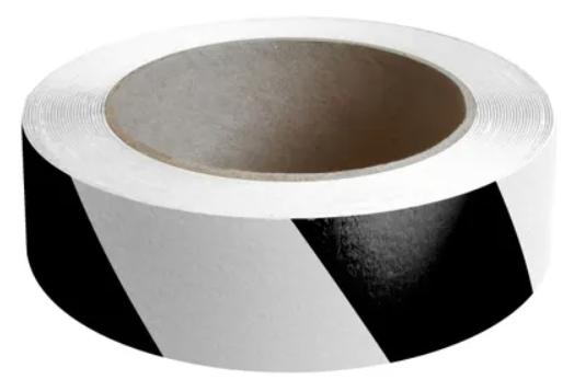 Flex Track® Industrial Anti-Slip Warehouse Marking Tape 4275 BLACK & WHITE STRIPE - Multiple Options