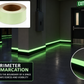 Meets New York City Construction Code MEA No. 241-05-M - 1" x 100' GLOW IN THE DARK Emergency Egress Tape - Case of 12 Rolls - 5-day processing