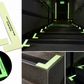 Meets New York City Construction Code MEA No. 239-05-M - 1" x 3" x 9" Set of L & R, GLOW IN THE DARK L Stair Marker with Foam Tape - 100 sets - 5-day processing