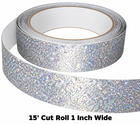 1" x 15' Cut Roll** 3M Scotchlite Reflective Graphic Film 5100R-85, BLACK