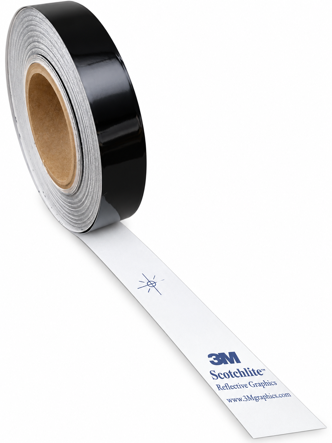 1" x 150' Roll 3M Scotchlite Reflective Graphic Film 5100R-85, BLACK