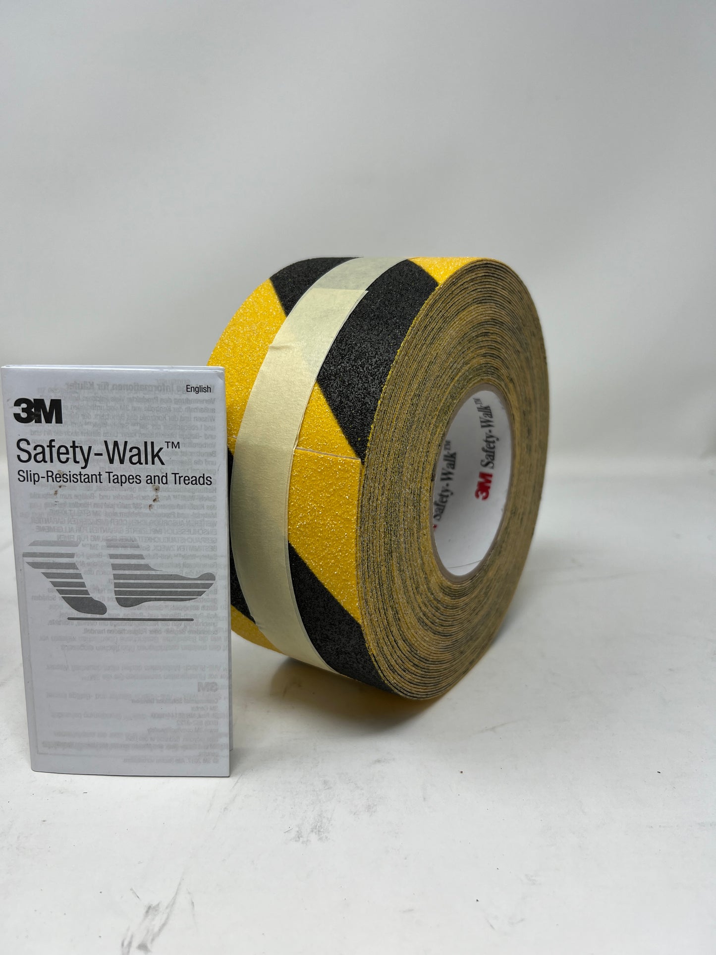 3" X 60' Roll BLACK & YELLOW 3M Abrasive Safety Walk Tape