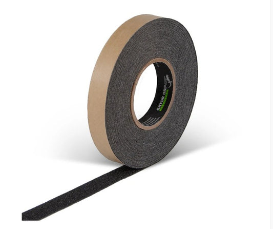 1" X 60' Gator Grip 60 Grit Non-Slip Tape BLACK - Pkg. of 6 Rolls