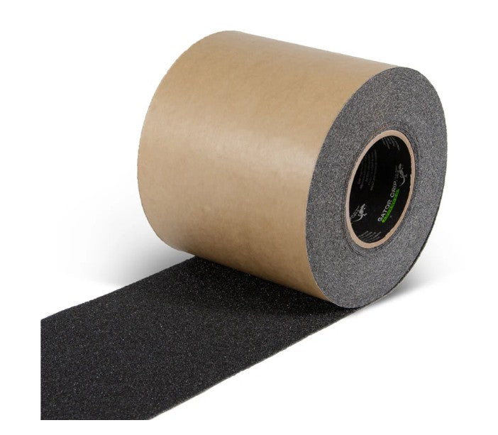 6" X 60' Roll Gator Grip 60 Grit Non-Slip Tape Black