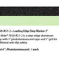 SPECIAL ORDER** Glo Brite® 2" x 54" Luminescent Leading Edge Aluminum Step Marker 1" Glow with 1" Black Grit