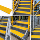 Extreme Adhesive Heavy-Duty Anti-Slip Grit Tape - Pkg of 12 STEP TREADS - 6" X 36" Tread SAFETY YELLOW