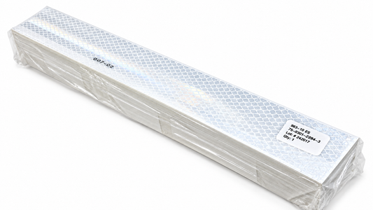 Pkg. of 100 STRIPS - 2" x 12" WHITE 3M DOT Reflective Tape
