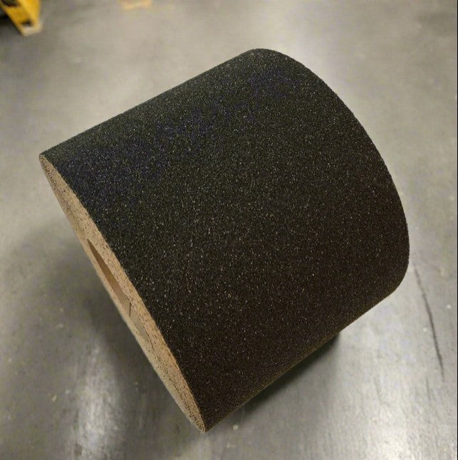 6" X 60' BLACK Heavy-Duty Abrasive (36 Grit) Tape - Case of 2 Rolls