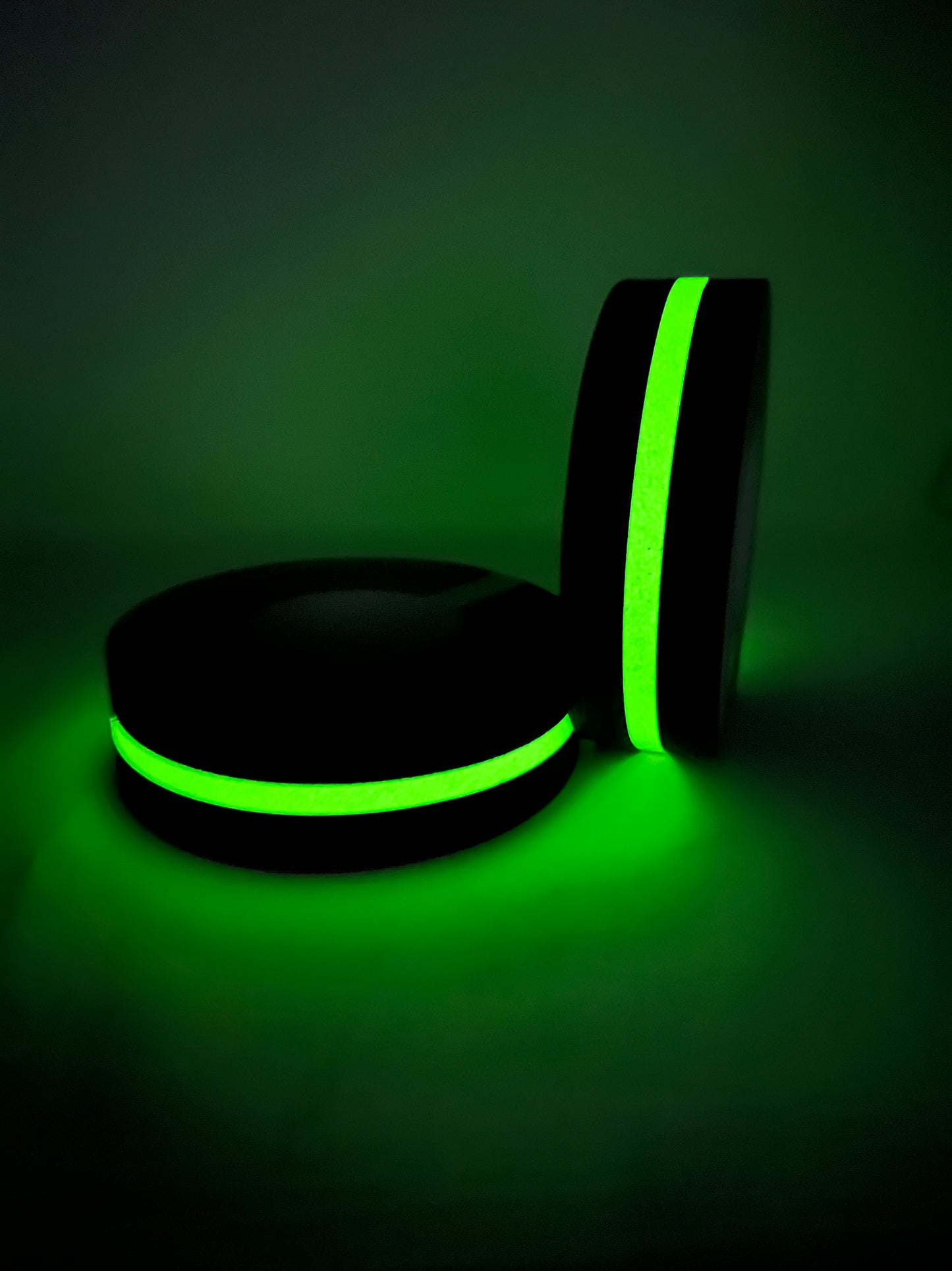 SPECIAL OFFER** 2" Wide X 60' Feet Long - Pkg. of 2 Rolls - Black with GLOW Stripe Anti-Slip Tape