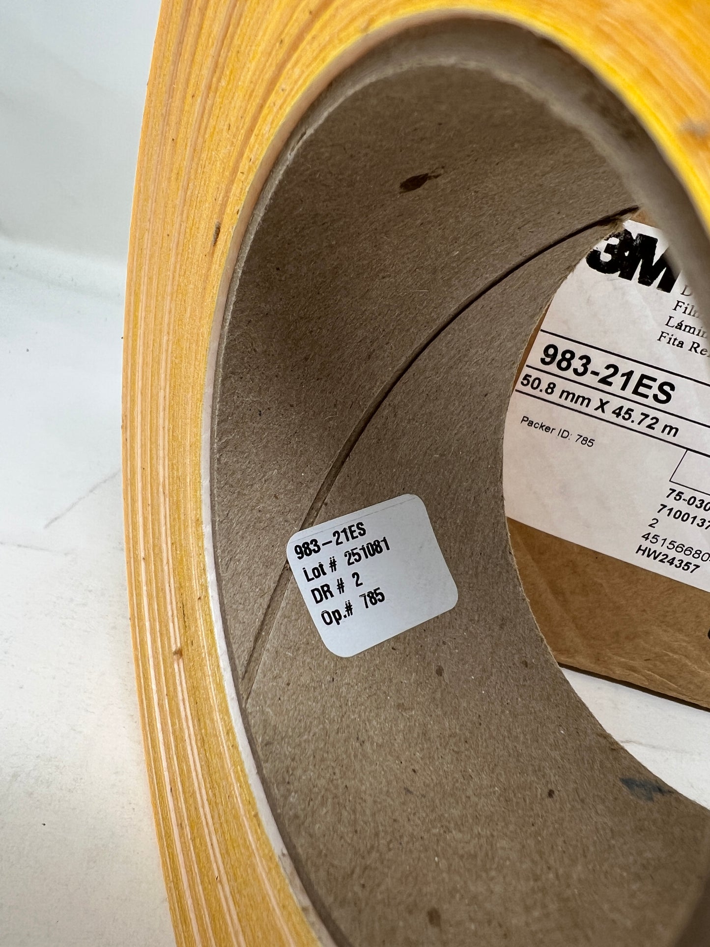 SPECIAL OFFER** 2" x 150' Roll 3M Reflective Safety Tape - Fluorescent Yellow - PRODUCT RETURN - NEVER USED