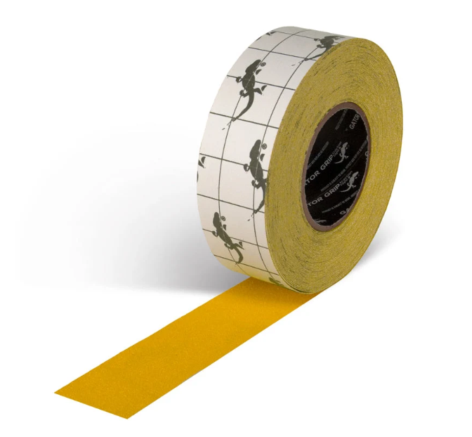 2" X 60' Gator Grip 60 Grit Non-Slip Tape YELLOW
