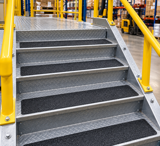 Pkg. of 50 Non-Slip STEP TREADS - 6" X 30" Gator Grip 60 Grit