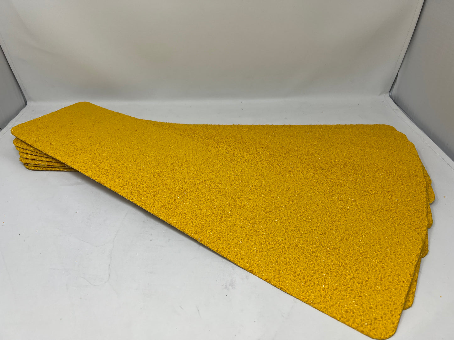 SPECIAL OFFER** 50% Savings - Pkg. of 9 STEP TREADS - 6" X 24" YELLOW Extreme Tape Coarse Heavy Duty Grit