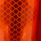 Pkg. of 2 Cut Rolls 3M Flexible Prismatic Retroreflective Barricade Sheeting Safety Tape Orange / White - See description for Sizes