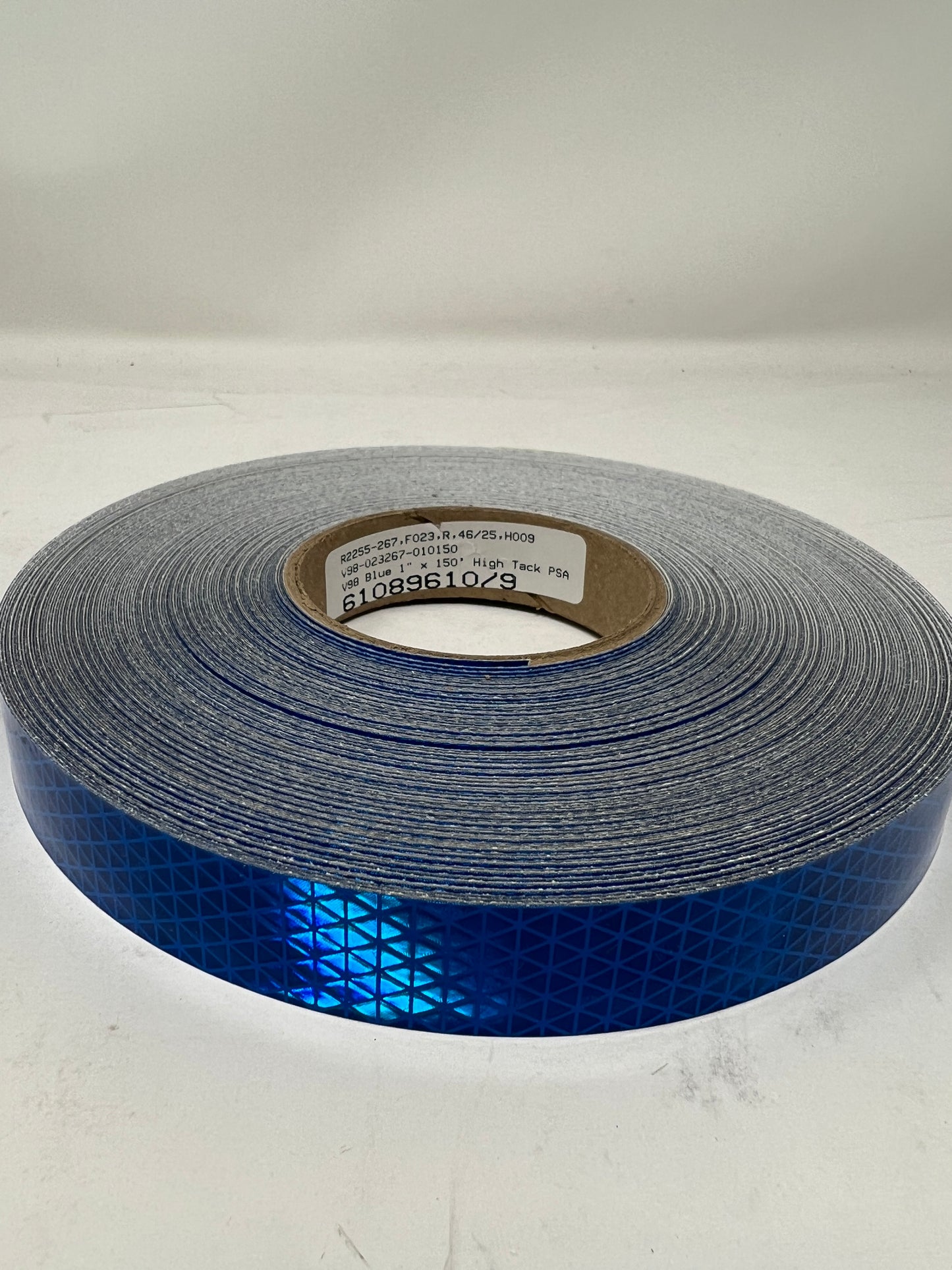 1" x 15' Cut Roll** Oralite V98 Conformable Blue Reflective Safety Tape