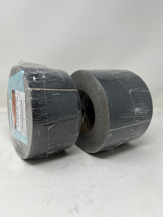 SPECIAL OFFER** Pkg. of 2 Rolls - BLACK Abrasive 80 Grit Tape - See Description for Sizes