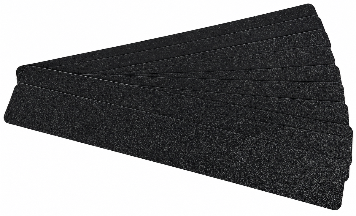 3" X 24" Step Tread BLACK Resilient Rubberized (NO GRIT) Non-Slip Tape - MOQ is 5