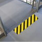 SPECIAL ORDER** Incom Anti-Slip 6" x 24" Yellow / Black Hazard Stripe Floor Sign - Pkg. of 5