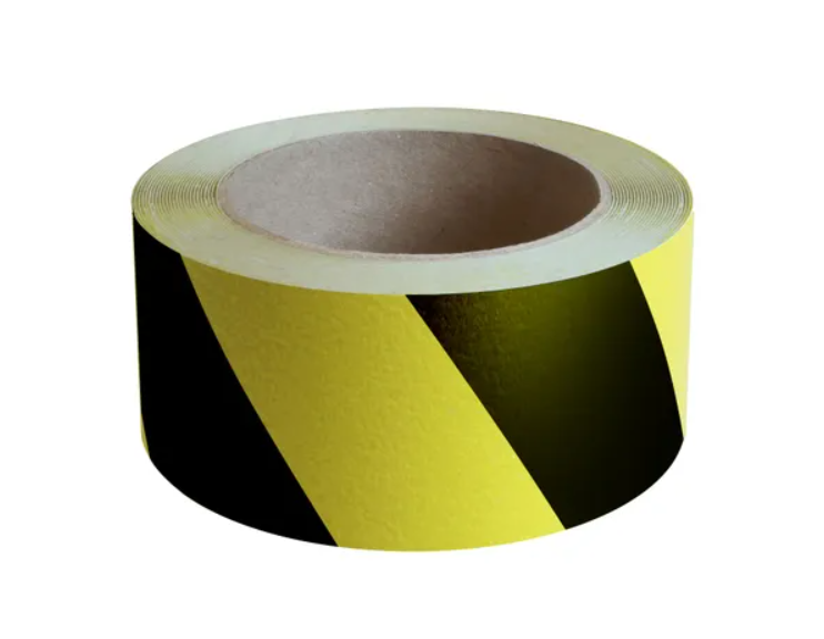 Flex Track® Industrial Anti-Slip Warehouse Marking Tape 4265 BLACK & YELLOW STRIPE - Multiple Options