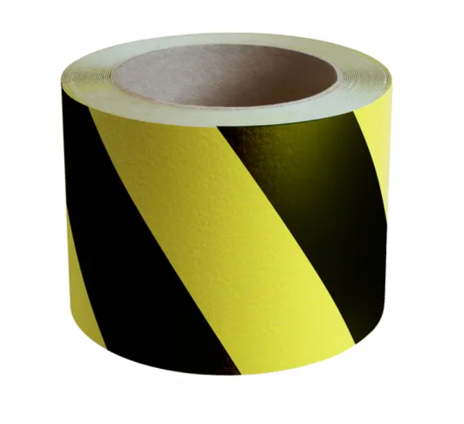 Flex Track® Industrial Anti-Slip Warehouse Marking Tape 4265 BLACK & YELLOW STRIPE - Multiple Options