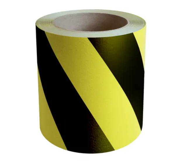 Flex Track® Industrial Anti-Slip Warehouse Marking Tape 4265 BLACK & YELLOW STRIPE - Multiple Options