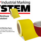 Flex Track® Industrial Anti-Slip Warehouse Marking Tape 4230 YELLOW - Multiple Options