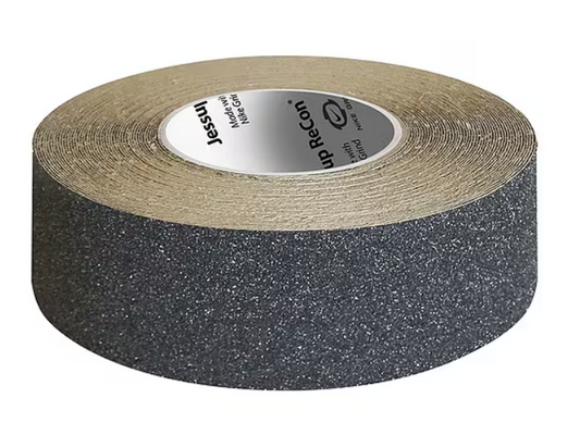 2" X 60' Roll ReCon BLACK Non-Slip Tape (Made with rubber recycled from footwear)